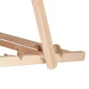 Folding chair Springos DC003 DSWLB white with blue stripes