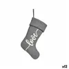 Christmas bauble Love Christmas Stocking Grey Cloth 28 x 4 x 46 cm (12 Units)