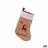 Christmas bauble Christmas Stocking Reindeer Brown 25 x 1,5 x 40 cm (12 Units)