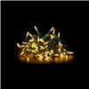 Wreath of LED Lights Yellow 450 x 9 x 2 cm (12 Units)