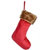 Christmas bauble Christmas Stocking Velvet Red 27 x 3 x 46 cm (24 Units)