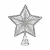 Christmas star Silver Steel Plastic 20 x 5 x 25 cm (10 Units)