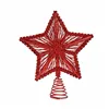 Christmas star Red Steel Plastic 20 x 5 x 25 cm (10 Units)