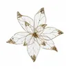 Decorative Flower Golden Plastic 25 x 25 x 7 cm (12 Units)