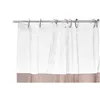 Shower Curtain Transparent 180 x 180 cm Beige Plastic PEVA (12 Units)