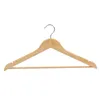 Set of Clothes Hangers 44,5 x 1,2 x 23 cm Brown Wood Metal (24 Units)