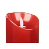 LED Candle Red 8 x 8 x 25 cm (12 Units)