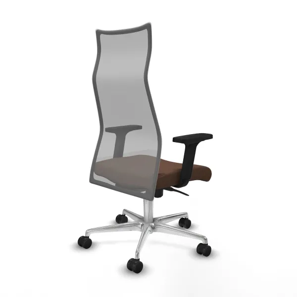 Toimistotuoli Piqueras y Crespo B2D086N Tummanruskea