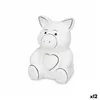 Paint Your Own Money Box Pig Ceramic 9 x 11,8 x 8,5 cm (12 Units)