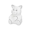 Paint Your Own Money Box Pig Ceramic 9 x 11,8 x 8,5 cm (12 Units)