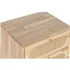 Chest of drawers DKD Home Decor Natural Metal Rubber wood 40 x 30 x 63 cm