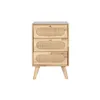 Chest of drawers DKD Home Decor Natural Metal Rubber wood 40 x 30 x 63 cm