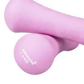Neoprene dumbbells Springos FA1039 2 x1.5kg | Buy online — Megaluks