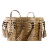 Basket set DKD Home Decor Multicolour Bamboo Boho 49 x 45 x 54 cm