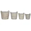 Log Stand Home ESPRIT wicker Rope 55 x 58 x 57 cm