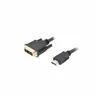 HDMI to DVI Cable Lanberg CA-HDDV-10CC-0030-BK Black 3 m Male Plug/Male Plug