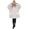 Oversized hoodie blanket Springos HA7322 light gray