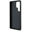 Karl Lagerfeld Leather Monogram Pin Logo Karl Head - Case for Samsung Galaxy S25 Ultra (Black)