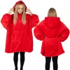 Oversized hoodie blanket Springos HA7321 red | Buy online — Megaluks