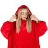 Oversized hoodie blanket Springos HA7321 red | Buy online — Megaluks