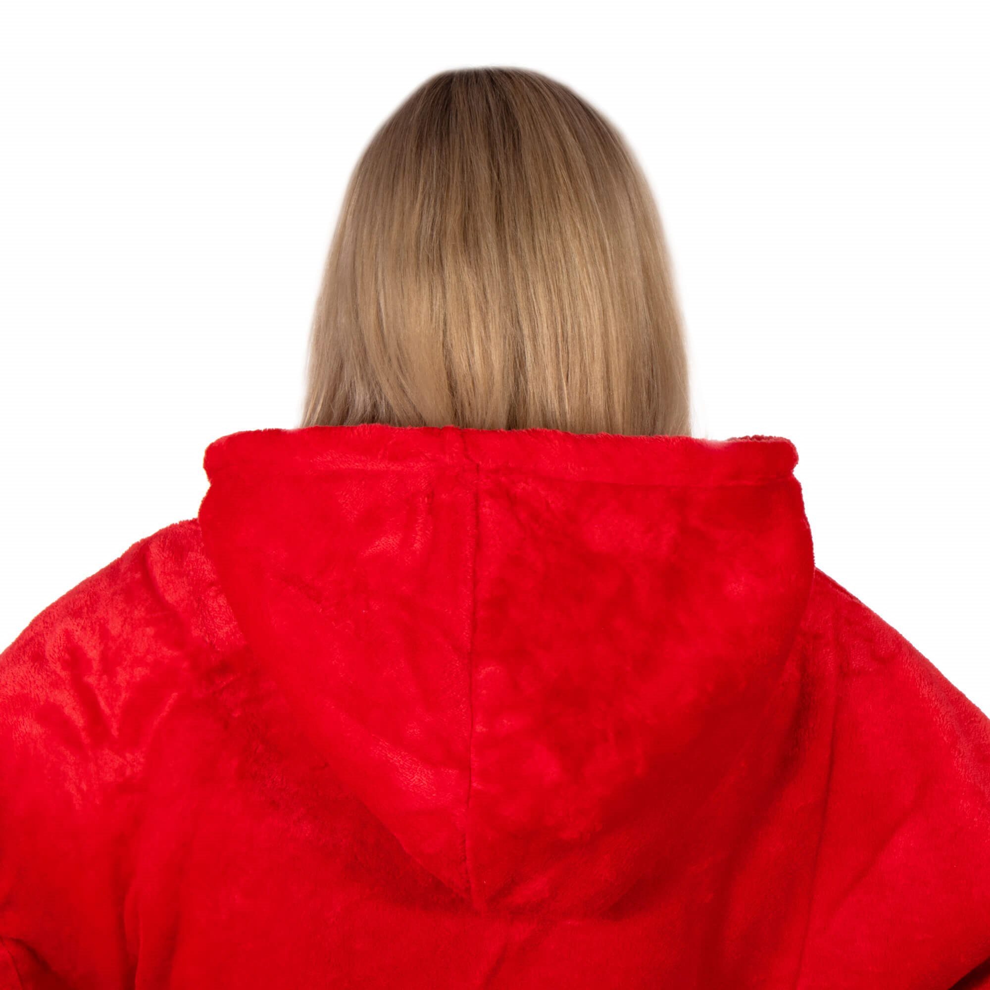 Oversized hoodie blanket Springos HA7321 red | Buy online — Megaluks