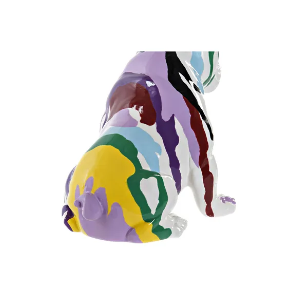 Decorative Figure DKD Home Decor Multicolour Dog Lacquered 20 x 12,5 x 17,5 cm (2 Units)