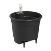 Plant pot Elho Black polypropylene Circular Modern