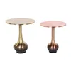 Set of 2 tables Home ESPRIT Copper Golden 46 x 46 x 51 cm