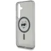 Karl Lagerfeld Button Choupette Head Printed Logo MagSafe - Case for Samsung Galaxy S25+ (Black)