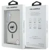 Karl Lagerfeld Button Choupette Head Printed Logo MagSafe - Case for Samsung Galaxy S25+ (Black)