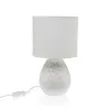 Desk lamp Versa White Ceramic 40 W 15,5 x 27,5 cm