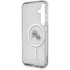 Karl Lagerfeld Button Karl & Choupette Heads Printed Logo MagSafe - Case for Samsung Galaxy S25 (Black)