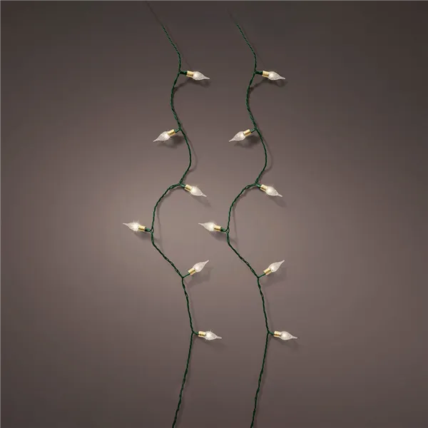 Christmas garland Lumineo 493275 Inside Soft green