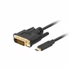 USB-C to DVI-DCable Lanberg CA-CMDV-10CU-0018-BK Black 1,8 m