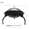 Brazier Aktive Circular Exterior Garden 55 x 42 x 55 cm