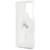 Karl Lagerfeld Button Karl & Choupette Heads Printed Logo MagSafe - Case for Samsung Galaxy S25 Ultra (White)