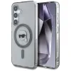 Karl Lagerfeld Button Karl Head Printed Logo MagSafe - Case for Samsung Galaxy S25 (Black)