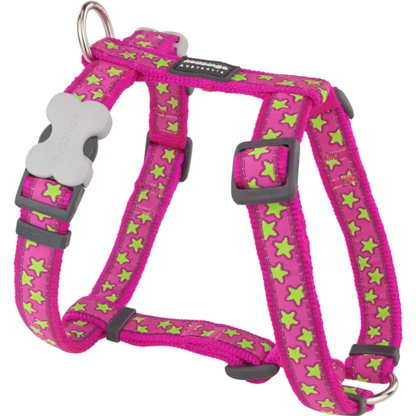 Dog Harness Red Dingo On Hot 25-39 cm Pink