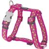 Dog Harness Red Dingo On Hot 25-39 cm Pink