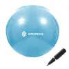 Vingrošanas bumba ar pumpi Springos FB0006 55cm | Pirkt tiešsaistē — Megaluks