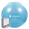 Vingrošanas bumba ar pumpi Springos FB0006 55cm | Pirkt tiešsaistē — Megaluks
