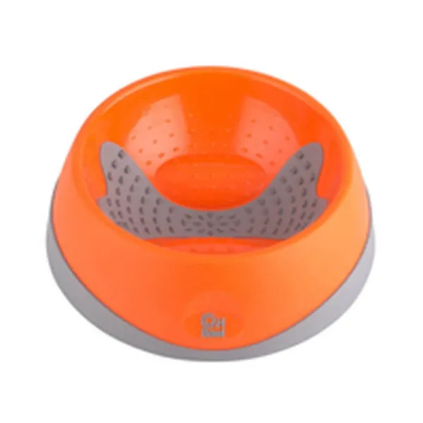 Dog Feeder Lickimat Oh Bowl Orange