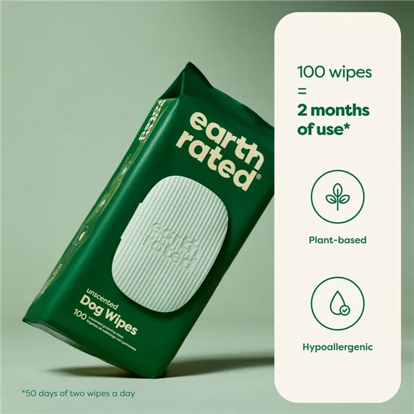 Wipes Earth Rated 100 Units