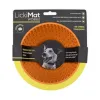 Dog Feeder Lickimat Wobble Orange Rubber