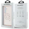 Karl Lagerfeld Rhinestones Karl Head Logo - Case for Samsung Galaxy S25 (Pink)