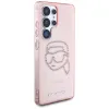 Karl Lagerfeld Rhinestones Karl Head Logo - Case for Samsung Galaxy S25 Ultra (Pink)