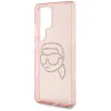 Karl Lagerfeld Rhinestones Karl Head Logo - Case for Samsung Galaxy S25 Ultra (Pink)
