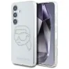 Karl Lagerfeld Rhinestones Karl Head Logo - Case for Samsung Galaxy S25 (Transparent)