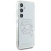 Karl Lagerfeld Rhinestones Karl Head Logo - Case for Samsung Galaxy S25 (Transparent)
