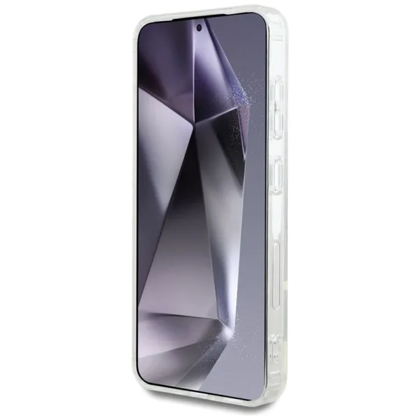 Karl Lagerfeld Rhinestones Karl Head Logo - Case for Samsung Galaxy S25 (Transparent)